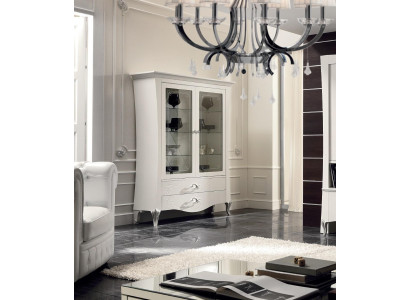 Lujo escaparate vitrina vitrinas armario de vidrio estilo Italia Diseño moderno Madera.