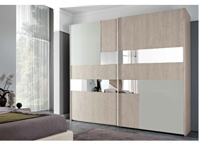Armario con puertas correderas, espejo, armarios, dormitorio, muebles italianos