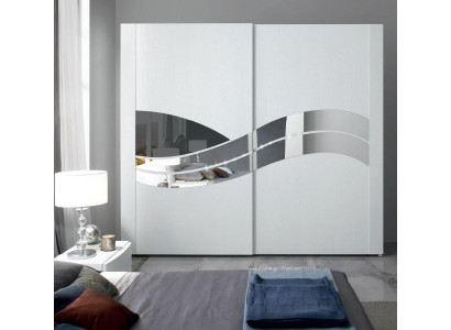 Armario de madera de lujo con diseño moderno de puertas correderas de madera, muebles de madera maciza.