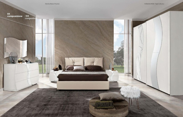 Armario con puertas correderas Armario de dormitorio Armarios Diseño de madera Moderno