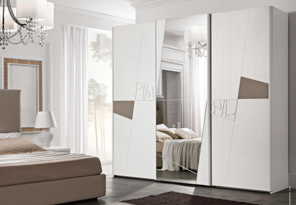 Armario Armario de lujo Diseño de puertas correderas Armarios Ropa Madera Muebles Nuevo