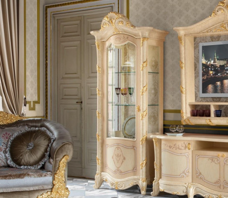 Armarios Aparador Muebles italianos Madera Vitrina Armario Vitrinas Sala de estar