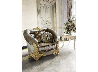 Sofá de lujo de una plaza nuevo para la sala de estar, asiento, mueble, club de descanso del hotel.