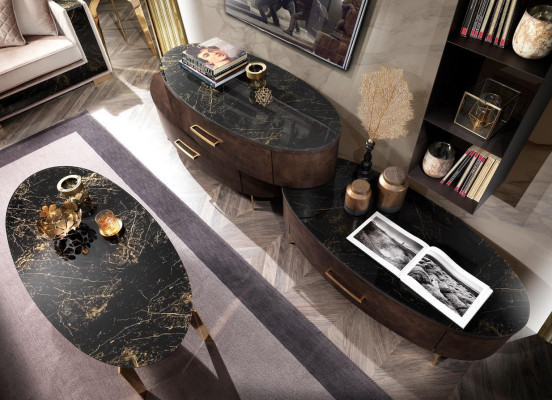 Diseño de conjunto de sala de estar 2x cómoda estante de pared pared de sala estante armarios de 4 piezas.