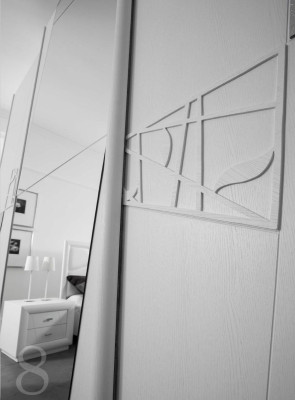 Armarios Armarios Italianos Armario Armario de lujo Puertas correderas Diseño de madera Moderno