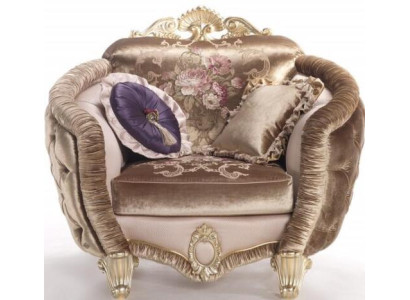 Sala de relajación Lounge Club de televisión en piel: silla individual de diseño acolchada.