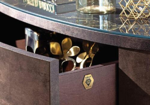 Sala de estar rtv aparador tv armario mesa cómoda mueble bajo madera moderno nuevo