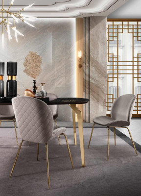 Mesa de comedor de lujo, comedor moderno, cocina mesa de comedor diseño de mesa de cristal 250 cm XXL