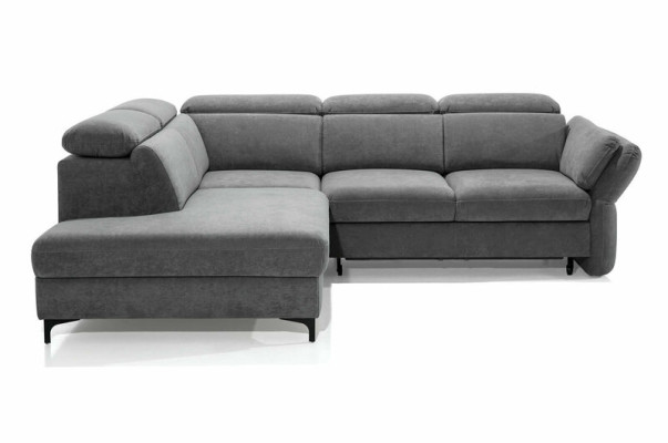 Mega cómodo sofá cama con acolchado de lujo en estilo moderno.