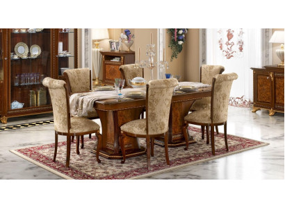 Sillas cocina 6x conjunto de sillas textil acolchado asiento madera juego de comedor juego de comedor.