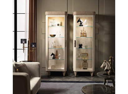Armario Estantería Archivador Vitrina de cristal Moderno Armario de lujo Vitrina de madera Muebles