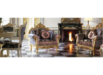 Diseño de sillón Art déco en tela para sala de estar, lounge, nuevos muebles de diseño de lujo sillas.