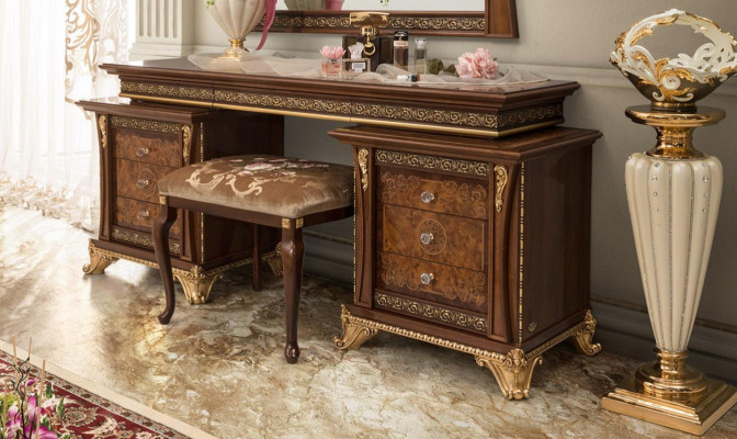 tocador cómoda tocador estilo barroco antiguo mesa de tocador mesas consolas mesa