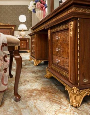 Mesa de maquillaje diseño de consola de madera. Mesas de consola. Muebles italianos.