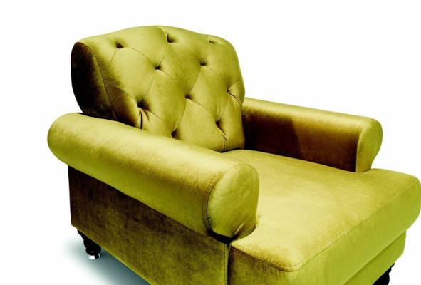 Chesterfield 1 sillón reclinable club lounge sofá silla televisión tapizada