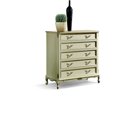 Muebles de lujo italianos para sala de estar, cómoda de estilo clásico barroco.