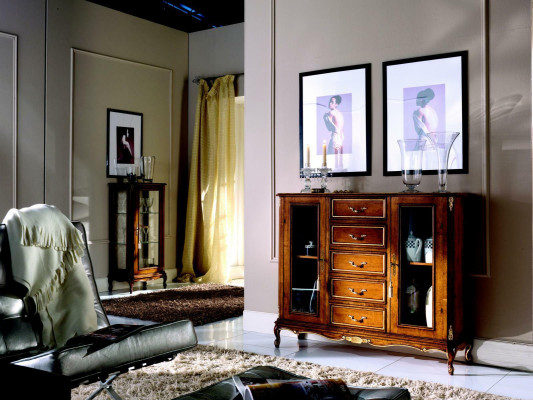 Acomodar armario vitrina de vidrio cómoda armarios estilo barroco muebles de madera