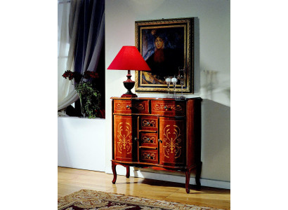 Cómoda de lujo barroca, diseño de cómodas armarios de madera Muebles italianos