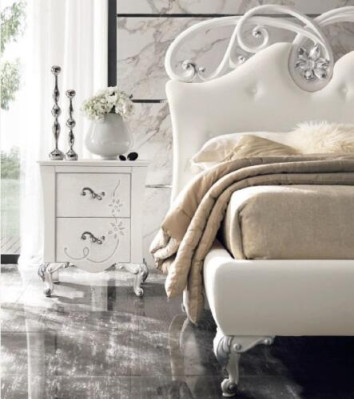 Lujo cama doble cama marco de la cama bastidores de la cama doble moderno lujo estilo Italia nuevo