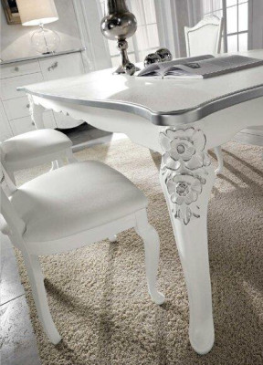 Mesa de comedor de madera real muebles blanco mesa comedor mesas clásicas madera.
