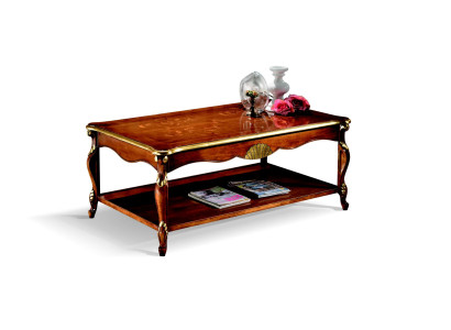 Diseño Madera Muebles Italianos Estilo Barroco Marrón Mesa de Centro Mesa de Sala de Estar Nuevo