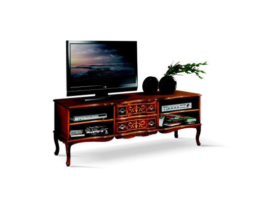 Muebles italianos de madera Aparador de TV Bajo TV Armario Largo de Sala de Estar