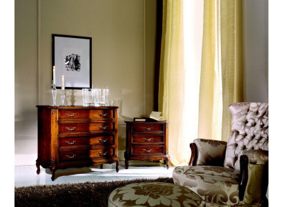 Diseño de muebles de estilo barroco, gran cómoda marrón de lujo, muebles italianos nuevos.