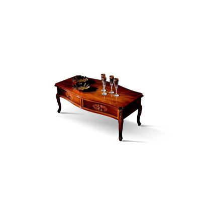 Madera Muebles italianos Estilo barroco Marrón Mesa de centro Mesa de sala Nueva