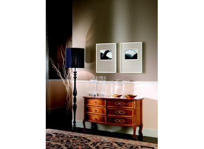 Cómoda de madera italiana estilo barroco, buffet estilo clásico, muebles nuevos