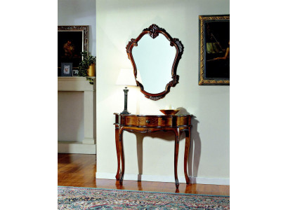 Muebles Estilo Barroco Mesa Consola Espejo Madera Mesas Italianas Consolas 2 piezas.