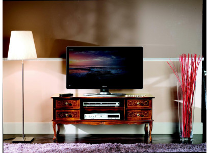 Mueble de televisión aparador RTV armario Muebles de madera italianos para sala de estar.