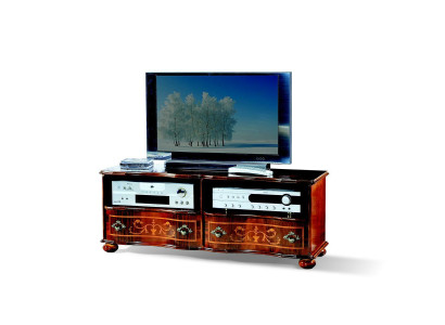 Mueble de televisión bajo RTV Lowboard Armario de madera Mesa de televisión Muebles italianos nuevos