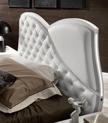Cama de lujo Muebles clásicos Camas Estructuras de cama Doble Moderno Cama doble Moderna