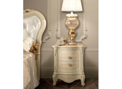 Mesita de noche 2x Mesitas de madera Mesa Consolas Noche Estilo clásico Consola Nueva