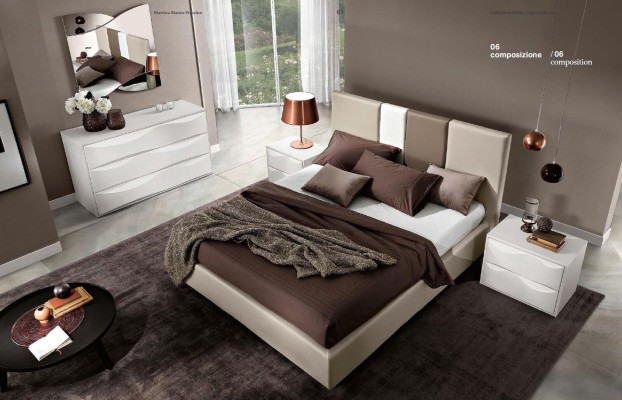 Set de lujo de cómoda con espejo, conjunto de cómoda consola de madera diseño moderno blanco