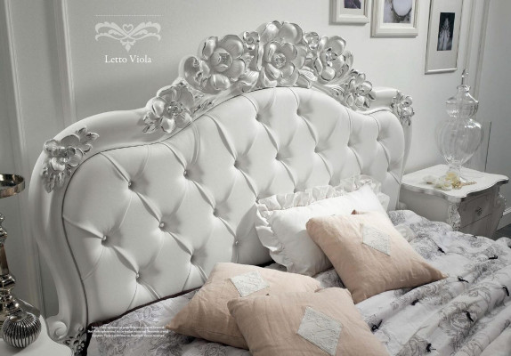 Cama Estilo Dormitorio Camas Madera Muebles Italianos Diseño Clásico Art déco