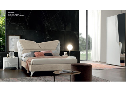 Cama Camas Estructura de cama de madera Doble Dormitorio Blanco Moderno Cama doble Muebles Nuevos
