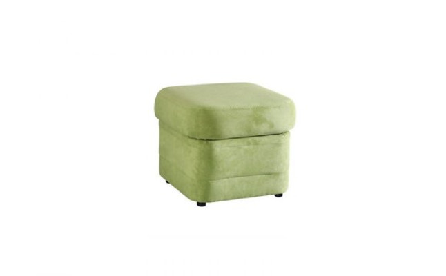Puf Club Lounge XXL de cuero otomano textil diseñador taburete reposapiés.