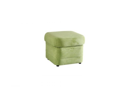 Puf Club Lounge XXL de cuero otomano textil diseñador taburete reposapiés.