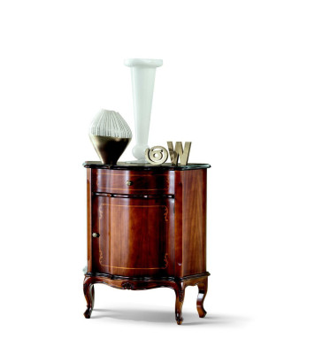 Muebles italianos barrocos marrón cómoda aparador muebles de diseñador madera nuevo.