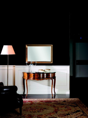 Diseño de muebles de lujo Estilo Barroco Consola de mesa de consola de madera