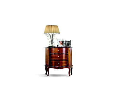 Muebles italianos diseñan cómoda armario marrón muebles de lujo de madera estilo barroco