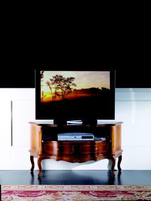 Mueble de RTV italiano Aparador Mueble de TV Sala de estar de madera