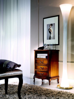 Muebles de madera italianos estilo lujo, cómoda barroca muebles clásicos aparador.