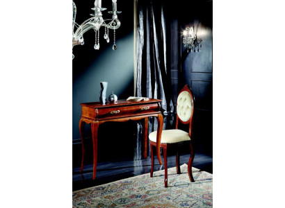 Diseño de muebles - Mesa consola marrón - Estilo de muebles - Madera barroca - Muebles italianos - Nuevo