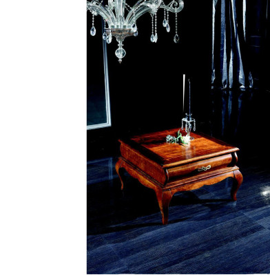 Madera Muebles italianos Estilo barroco Marrón Lujo Mesa de centro Mesa de sala de estar Nueva