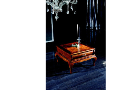 Madera Muebles italianos Estilo barroco Marrón Lujo Mesa de centro Mesa de sala de estar Nueva