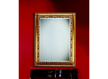 Diseño espejo XXL espejo de pared Marco de madera real Espejo colgante Muebles de lujo Barroco