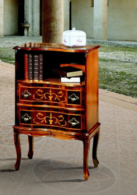 Muebles de madera estilo barroco marrón cómoda armarios diseñador muebles italianos