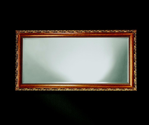 Espejo de madera maciza marco de madera hecho a mano espejo de pared marco de madera 181x91 barroco